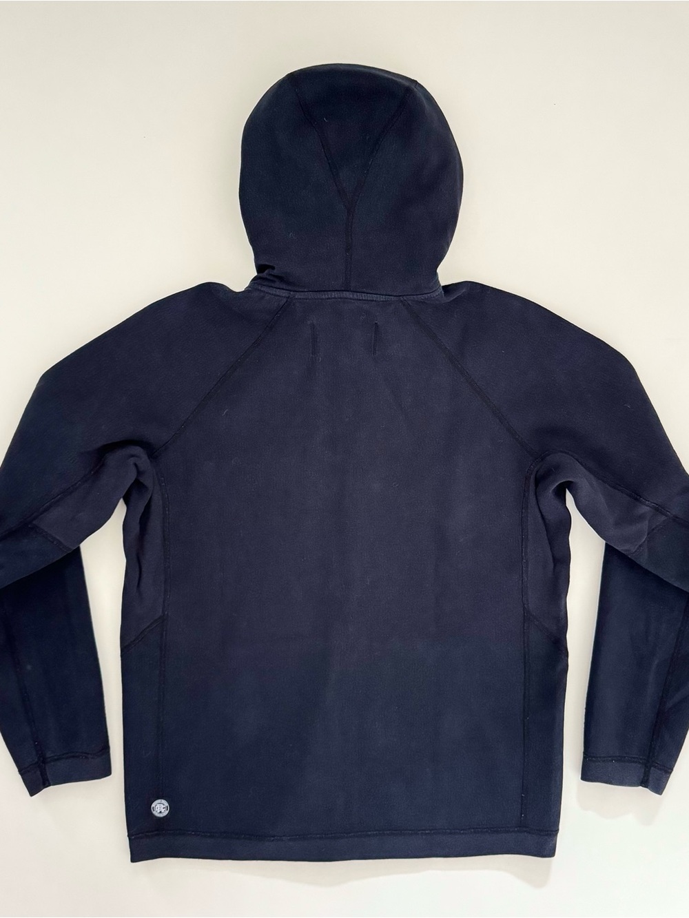 Reigning Champ Full Zip Cotton Hoodie In Dark Navy - Size M - Made In Canada - Picture 4 of 8